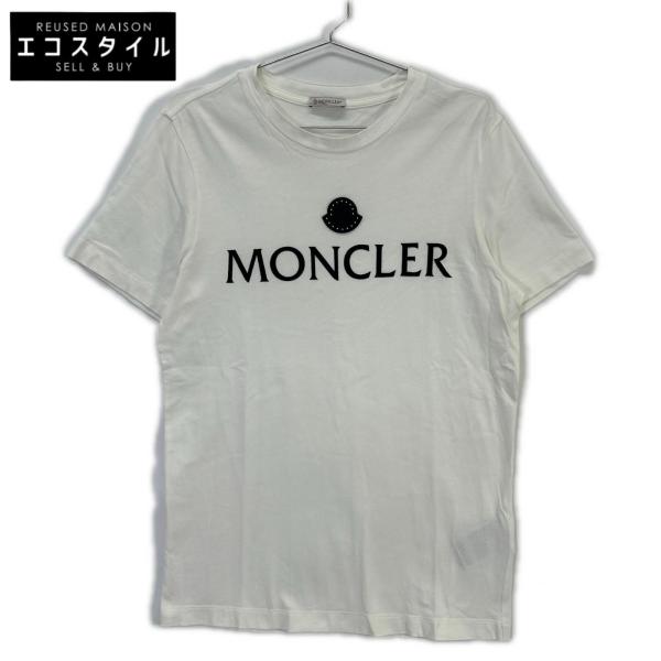 MONCLER（モンクレール） 21年 ロゴ Tシャツ ホワイト XS トップス 