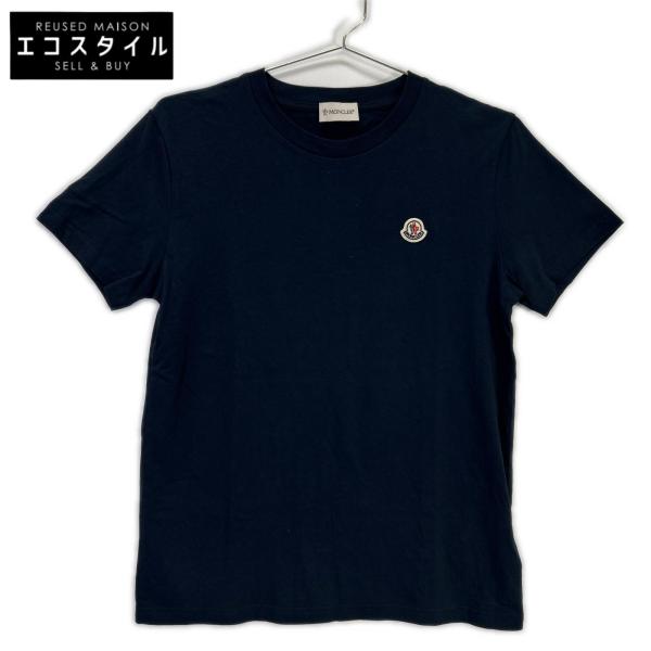 MONCLER モンクレール  23年製 ﾈｲﾋﾞｰ MAGLIA MANICHE CORTE 14A MONCLER（モンクレール） 23年製 ネイビー MAGLIA MANICHE CORTE 14A