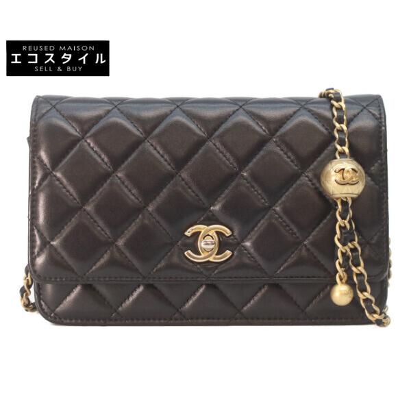 CHANEL（シャネル） AP1450 ラムスキン パールクラッシュ チェーン 