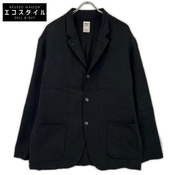 Ron Herman ロンハーマン 3720400044 ブラック リネン×ウール ジャケット M Ron Herman（ロンハーマン） 3720400044 ブラック リネン×ウール