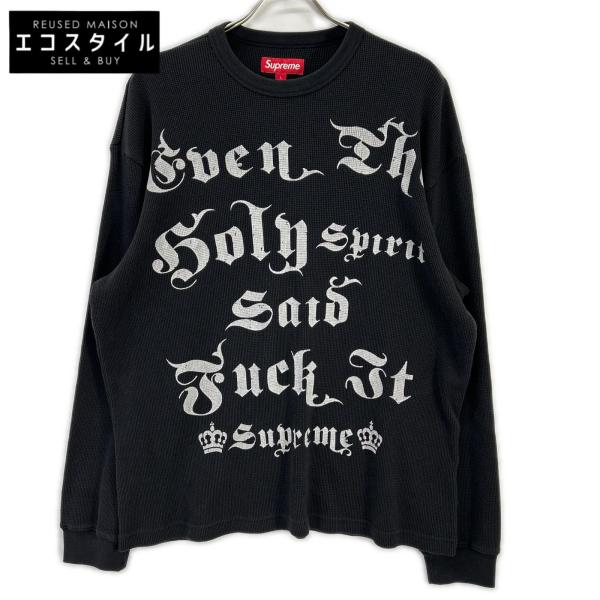 ⭕シュプリームエンゼルサーマルシャツ L/Sブラック 新品未試着 Supreme（シュプリーム） 25FW ブラック Angel Thermal ブラック L