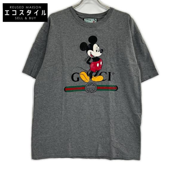 GUCCI（グッチ） 565806 ×Disny グレー ミッキー Tシャツ グレー L