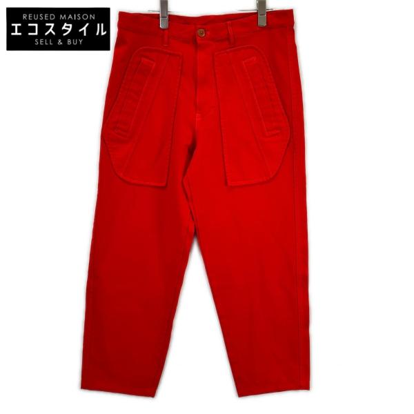 COMMEdesGARCONS SHIRT コムデギャルソンシャツ W27151 レッド パンツ レッド S ボトムス ポリエステル メンズ 中古