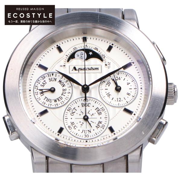 超レア アクアスキュータム 150周年 ムーンフェイズ 腕時計 クォーツ CITIZEN シチズンxAquascutum アクアスキュータム 6770-T001637