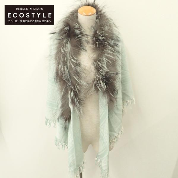 GUCCI　フォックスファー　シルクウール　GG柄　大判ストール 2025年最新】グッチ ファー ストールの人気アイテム - メルカリ