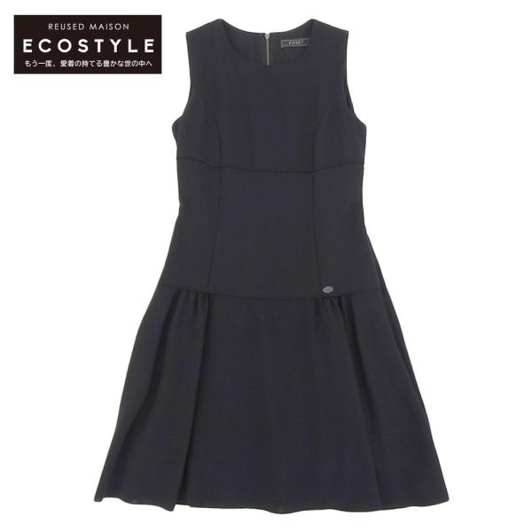 FOXEY ノースリーブワンピース ブラック 38 wine-king_2889900000058496