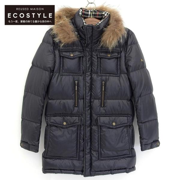 BURBERRY BLACK LABEL グレー ダウンジャケット 中古・古着通販】BURBERRY BLACK LABEL (バーバリーブラック