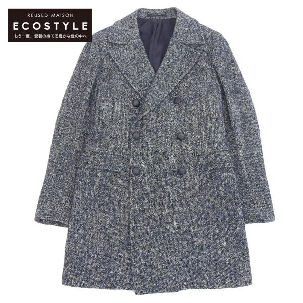 美品 TAGLIATORE タリアトーレ シルク/アルパカ/モヘア混 ダブル