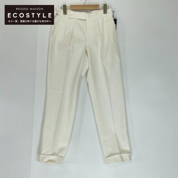 ヤ*ト様 IGARASHI TROUSERS × BEAMS F コットンスラッ BEAMS F（ビームスF）【別注】IGARASHI TROUSERS / ウール 2プリーツ