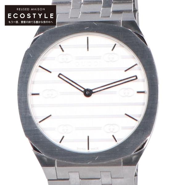 GUCCI（グッチ） 美品 673111 I1600 1108 GUCCI 25H クオーツ スチール