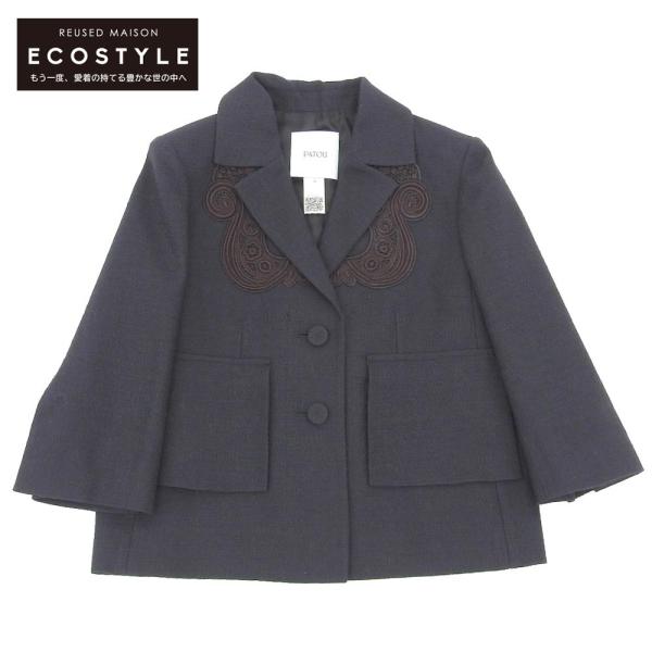 新品未使用タグ付PATOU ジャケット パープル 36サイズ