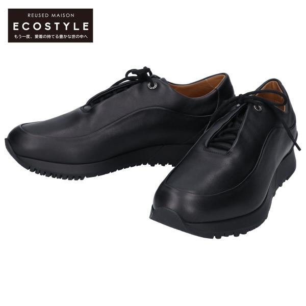 ジョンロブ ドーバー レザー スニーカー size 7 ブラック メンズ ジョンロブ ドーバー レザー スニーカー size 7 ブラック メンズ