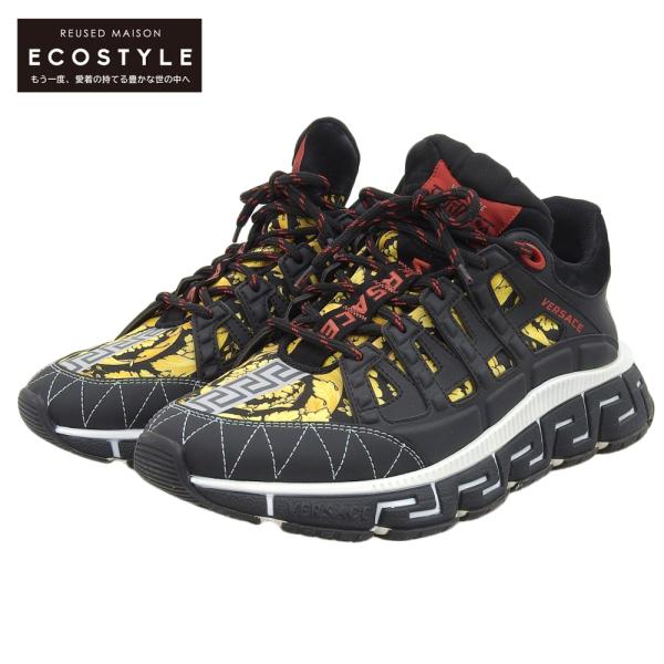 VERSACE ヴェルサーチ Trigreca バロックプリント スニーカー シューズ