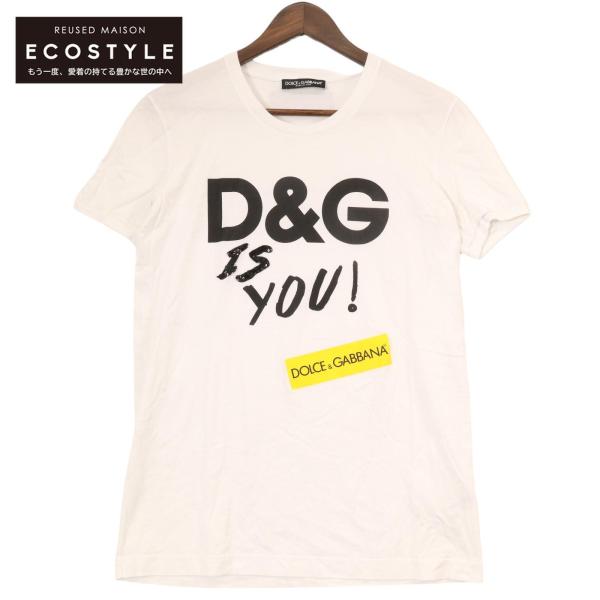 ドルチェアンドガッバーナ F8K74Z/HH7LS ロゴ 半袖Tシャツ 38 Dolce&Gabbana ドルチェアンドガッバーナ F8K74Z/HH7LS ロゴ 半袖T