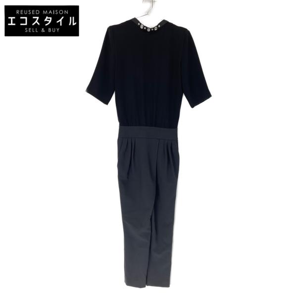 ヨーコチャン　ビジューワンピース　36 YOKO CHAN ヨーコチャン YCP-316-030 ビジュー オールインワン