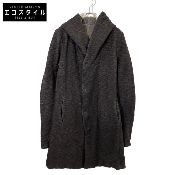 新品 ポエムボヘミアン チェスターコート 44 Poeme Bohemien ポエムボヘミアン 13/14FW リバーシブルフーテッド