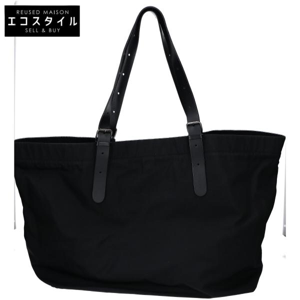 【美品/希少】JIL SANDER トートバッグ ボストンバッグ ナイロンレザー JIL SANDER（ジルサンダー） ナイロン/レザー トートバッグ ブラック