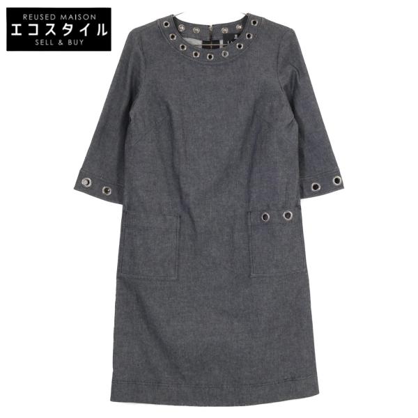 LANVIN 美品/国内正規 ランバン 2825339 ハトメデザイン デニム 