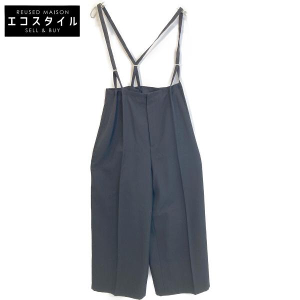 Y's（ワイズ） 美品/ YH-P09-100 ウール サスペンダー付 ワイドパンツ