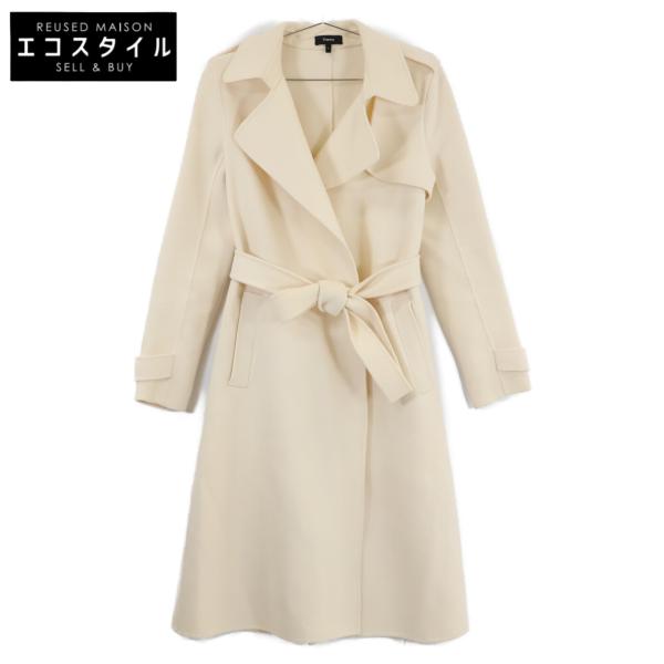 theory（セオリー） 01-6309608-110-902 アイボリー カシミヤ10 ウール