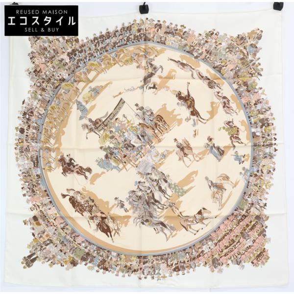 美品/ HERMES エルメス CIRQUE MOLIER モリエサーカス カレ90