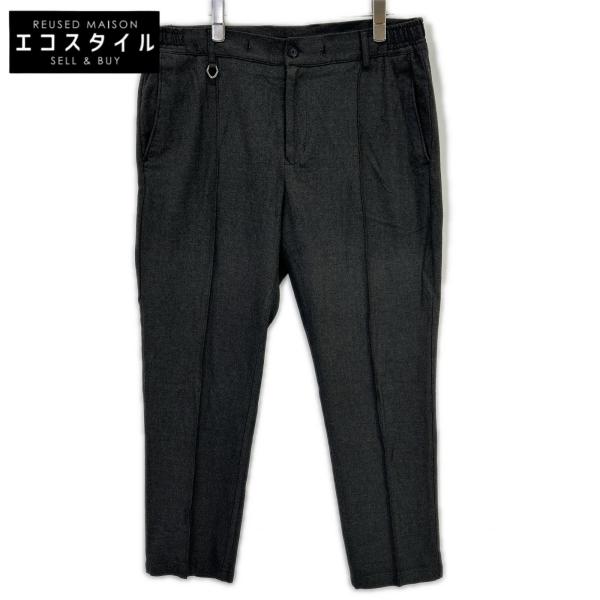 AOURE アウール ダークグレー  AMFP224124 ストレートパンツ L AOURE アウール ダークグレー AMFP224124 ストレートパンツ グレー L