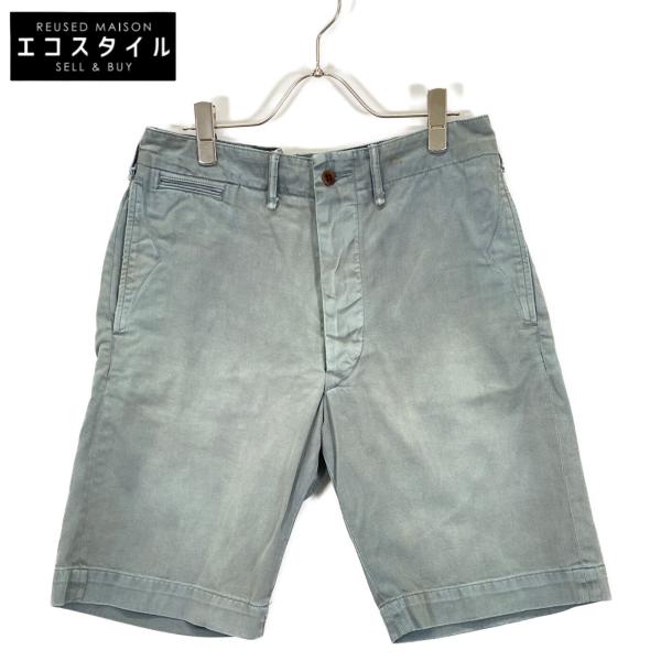 RRL ダブルアールエル 加工 ボタンフライ ショートパンツ