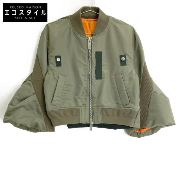 sacai サカイ 23SS 23-06670 Nylon Twill Blouson MA-1 バルーン