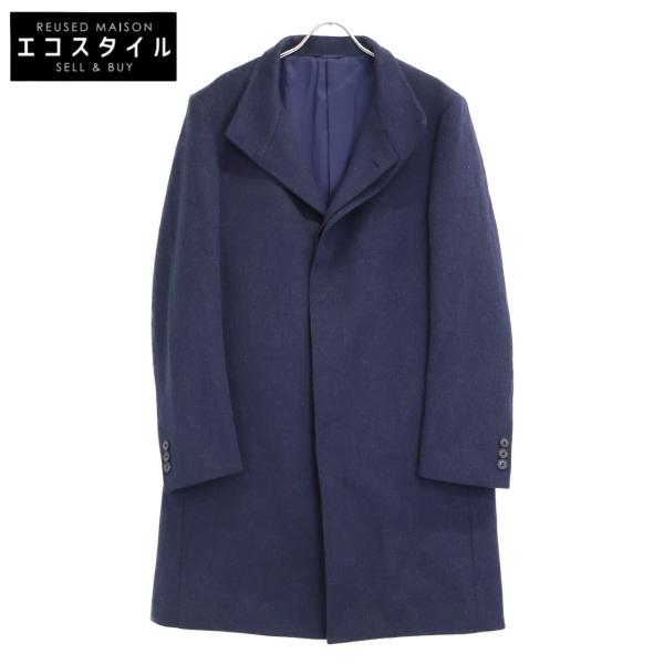 COMME CA MEN コムサメン 07-10WI01 ネイビー アンゴラビーバー