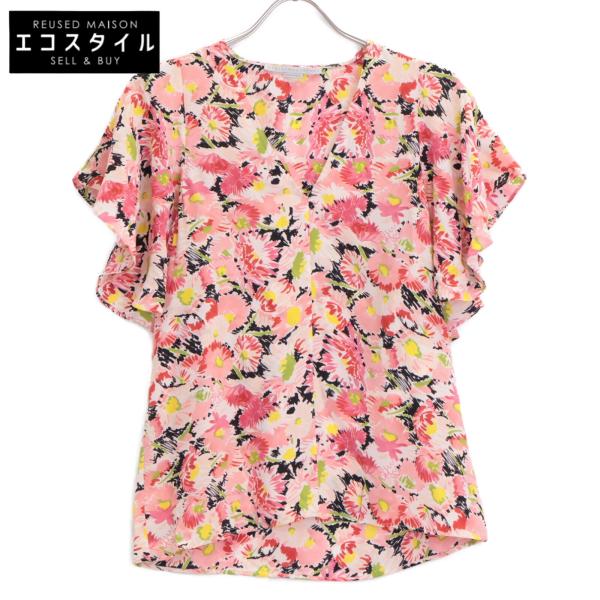 STELLA McCARTNEY ステラマッカートニー 602912 ピンク系 シルク100 花 
