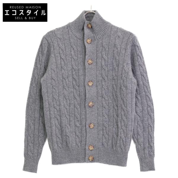 Filippo de Laurentiis カシミヤウール カーディガン FILIPPO DE LAURENTIIS フィリッポ・デ・ローレンティス グレー