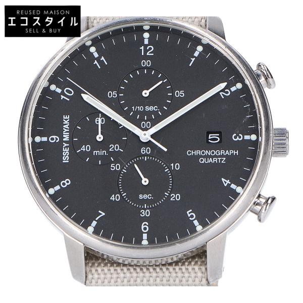 ISSEY MIYAKE イッセイミヤケ VD57-0620 黒文字盤 クロノグラフ