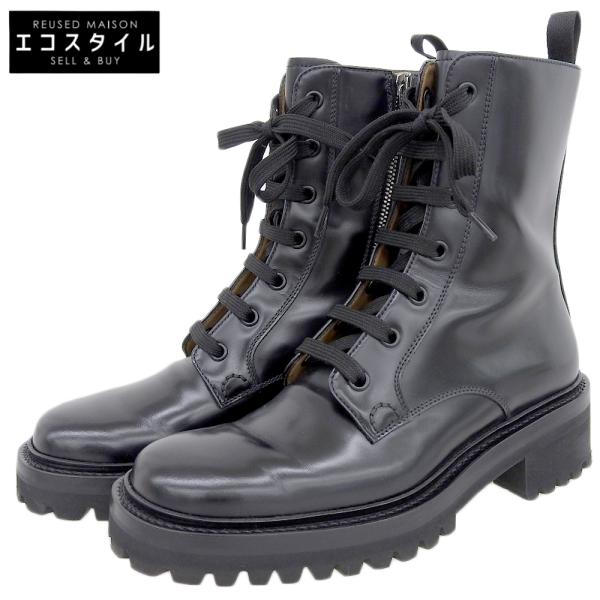 Church's（チャーチ） 美品 GWYNETH レザー レースアップ サイドZIP