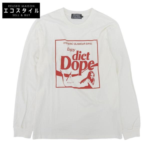 HYSTERIC GLAMOUR ヒステリックグラマー DIET DOPE コットン 長袖T 