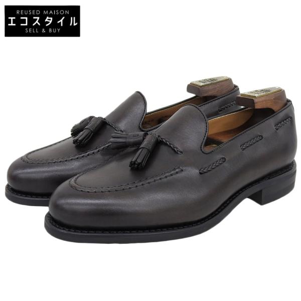 新品同様 Berwick バーウィック レザー タッセルローファー シューズ