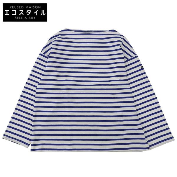 セントジェームス 未使用 エディフィス別注 OUESSANT LOOSE BORDER カットソー トップス メンズ ホワイト×ブルー 004 004 wine-king_2889900000115865