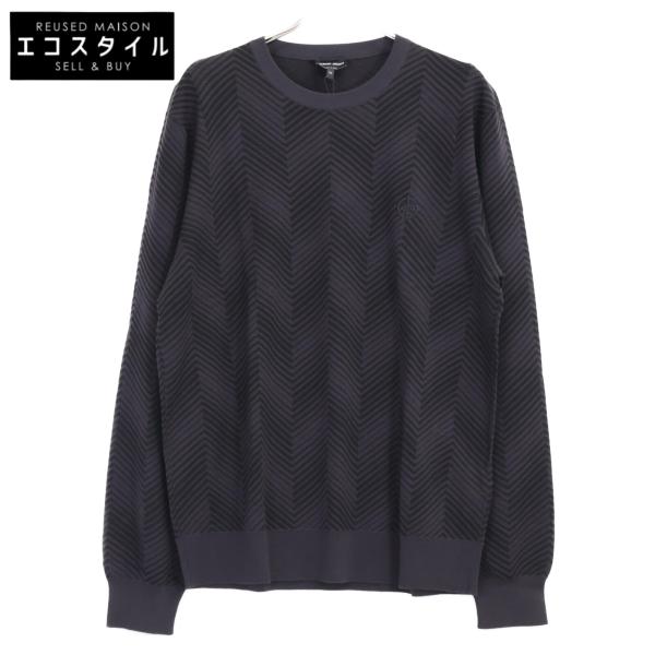 H864-45◾️ジョルジオ アルマーニ　黒タグ　ニット３釦トップス ジョルジオ アルマーニで自分史上最高のニットを。新オーダーサービス