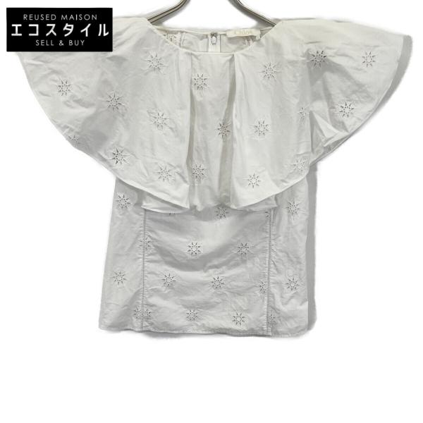 Chloe（クロエ） CHC23SHT2748110136 ホワイト コットン ラッフル