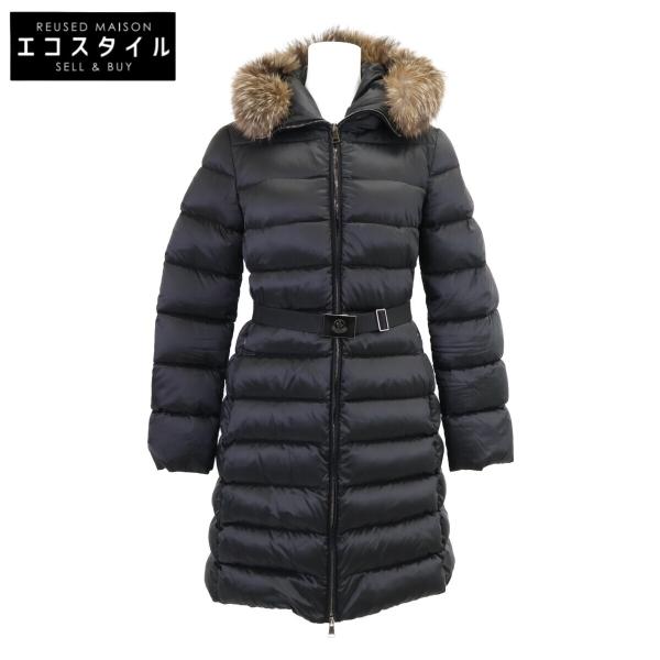 s1016501 MONCLER モンクレール TINUV ダウンコート アウター ダークグレー ベルト有り ファッション ブランド ジャケット 中古美品 wine-king_2889900000116300