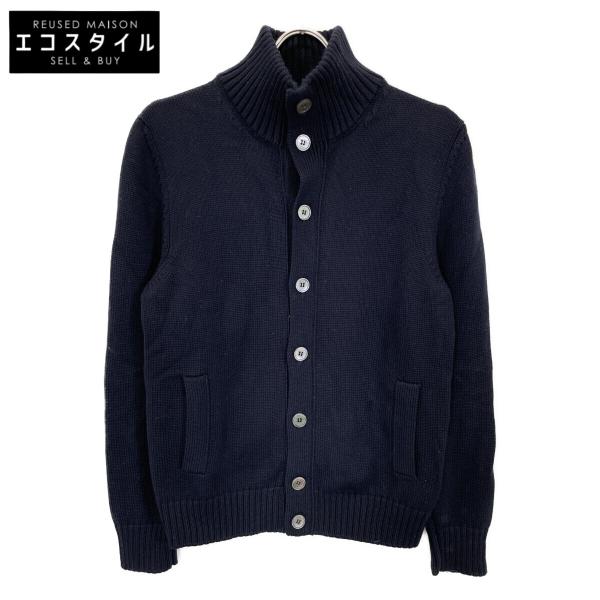 ZANONE ザノーネ 7ETJP4 ZC239 CHIOTO ネイビー スタンドカラー ニット