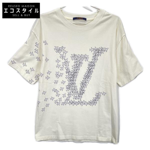 Louis Vuitton 飛行機モチーフ Tシャツ Louis Vuitton】【飛行機】【イタリア製】【トップス】ルイヴィトン