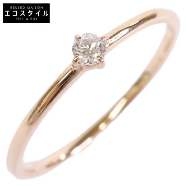 ete（エテ） 美品 K18 0.06 ブライト ダイヤモンド リング 指輪