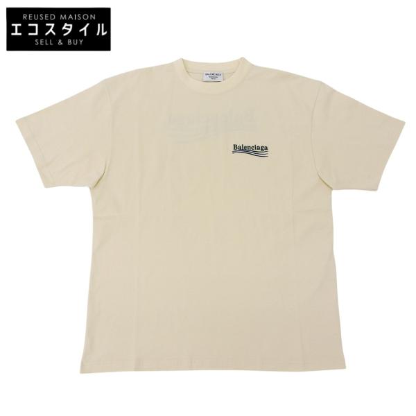 BALENCIAGA（バレンシアガ） 美品 コットン キャンペーンロゴ Tシャツ