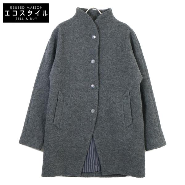 【新品未使用】アニエスベー Pコート グレー サイズ46 新品未使用】アニエスベー Pコート グレー サイズ46 WW55 MANTEAU