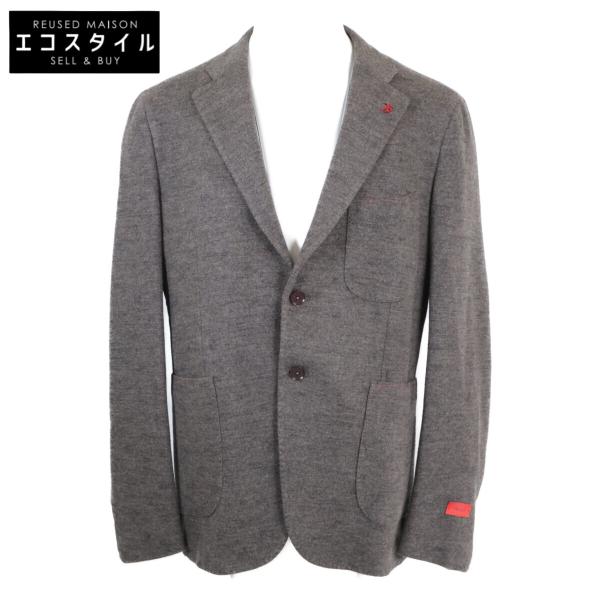 ISAIA イザイア 新品同様 007704 ウール テーラード ニット ジャケット