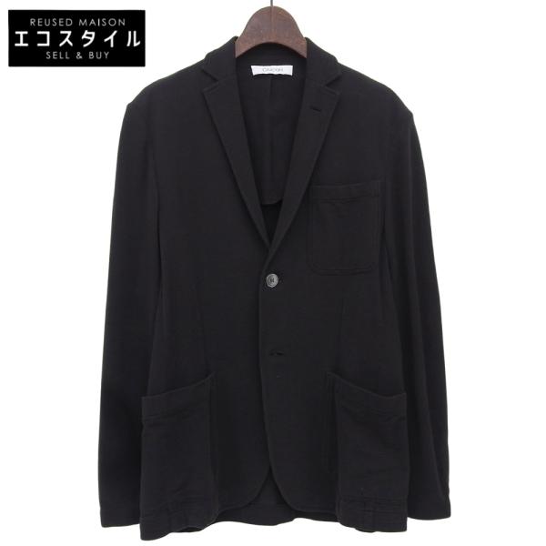 CRUCIANI（クルチアーニ） 美品 コットン ニット ジャケット メンズ 黒