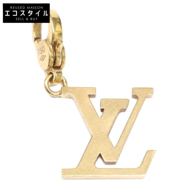 ⭐︎750⭐︎ K18 ⭐︎ルイビィトン⭐︎ チャーム　ゴールド⭐︎LV LOUIS VUITTON ルイヴィトン 750 チャーム ドゥ モノグラム イエロー