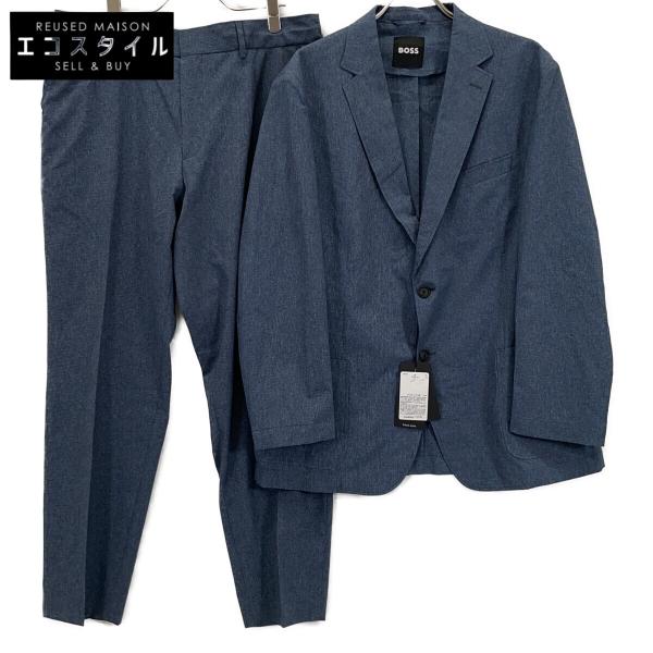 HUGO BOSS ヒューゴボス ブルー スリムフィット ストレッチ 2Pスーツ