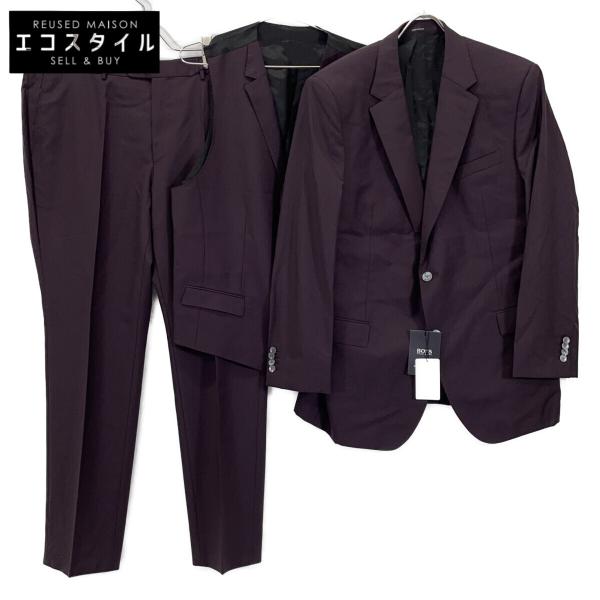 HUGO BOSS ヒューゴボス ボルドー ウール混 3Pスーツ 表記なし スーツ