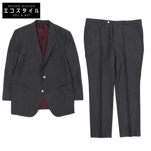 新品同様 HUGO BOSS ヒューゴボス ウール 2P セットアップ メンズ